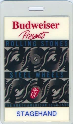 Entertainment Collectible Backstage Passes