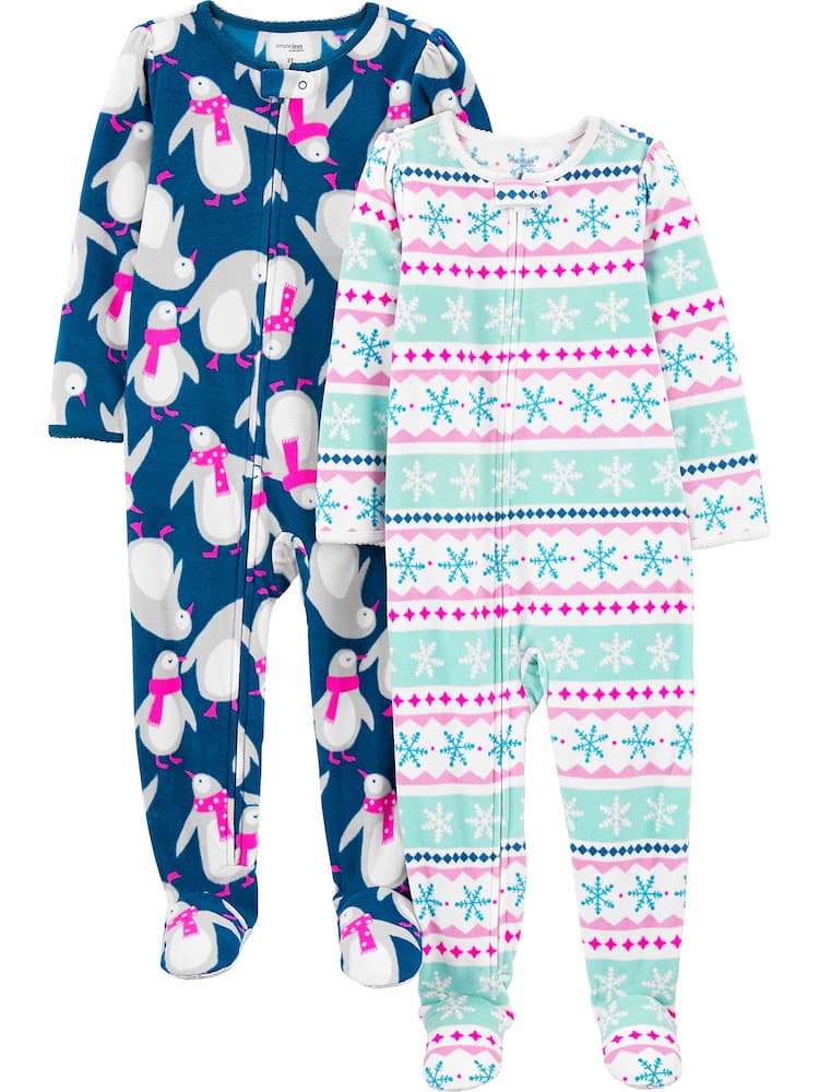 Girls' Blanket Sleepers
