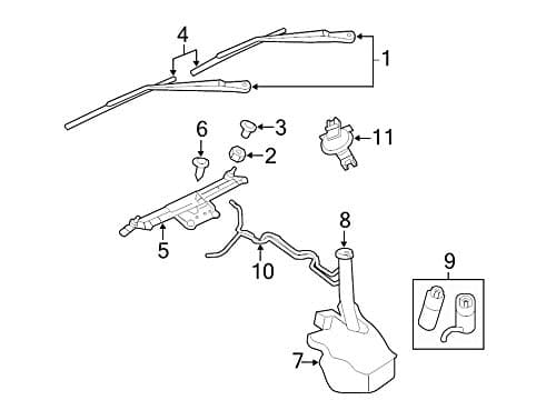 Automotive Replacement Washer & Wiper Sensors