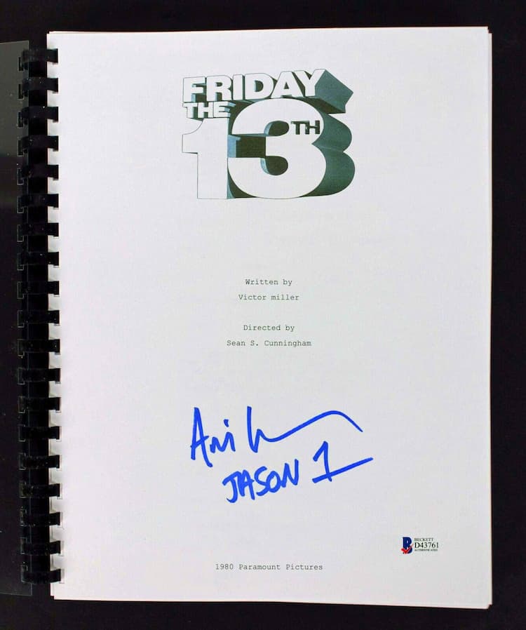 Entertainment Collectible Scripts