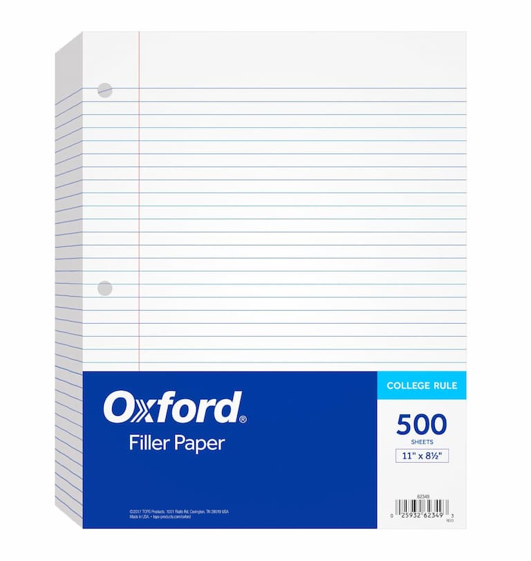 Loose-leaf Binder Paper