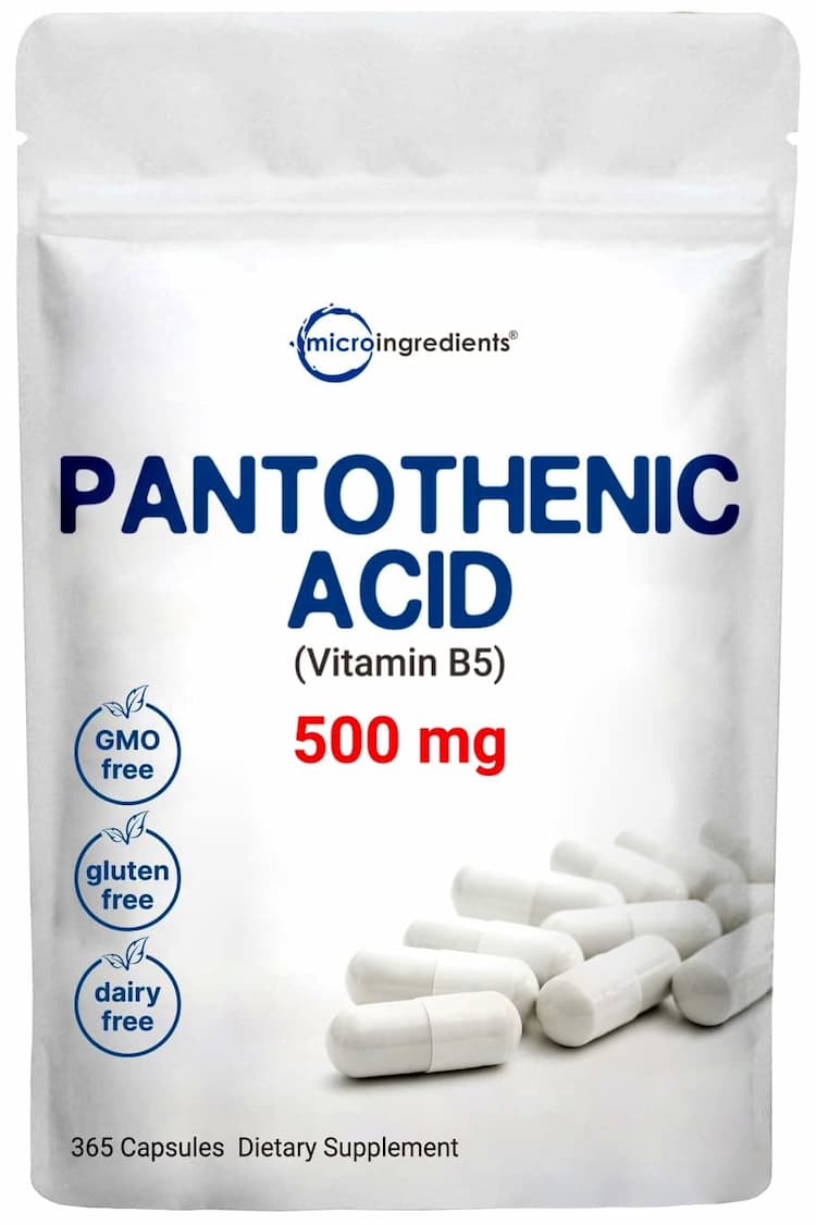 Vitamin B5 (Pantothenic Acid) Supplements