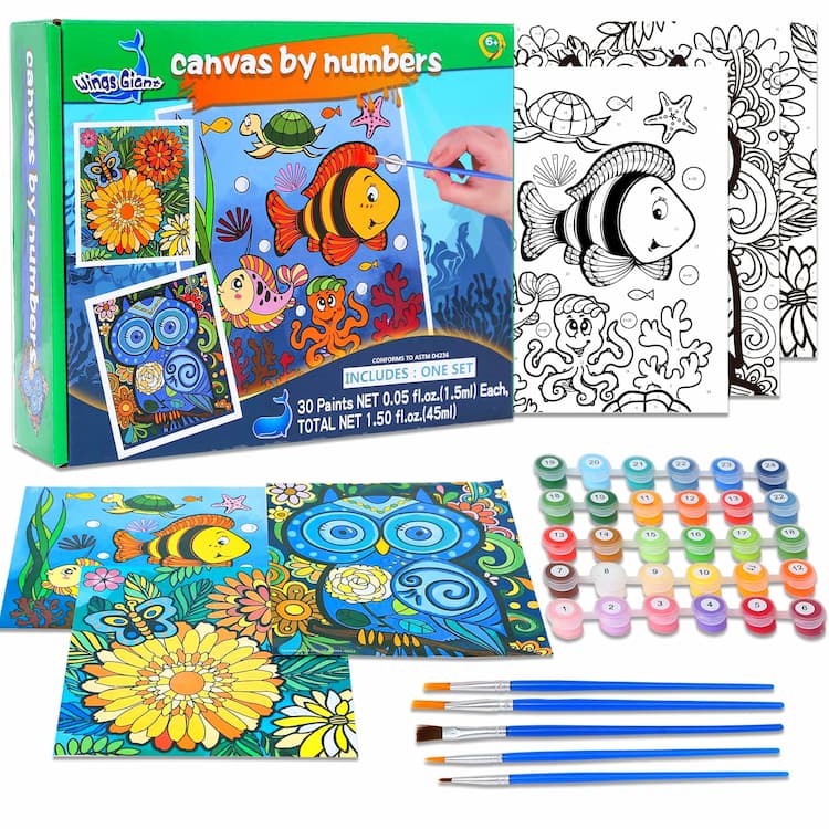 Kids' Paint By Number Kits